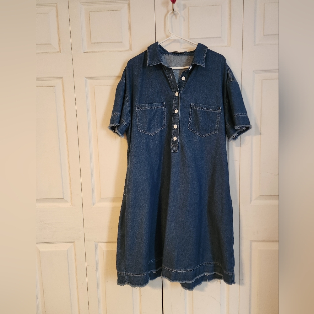Shein Denim Dress - Picture 2 of 4